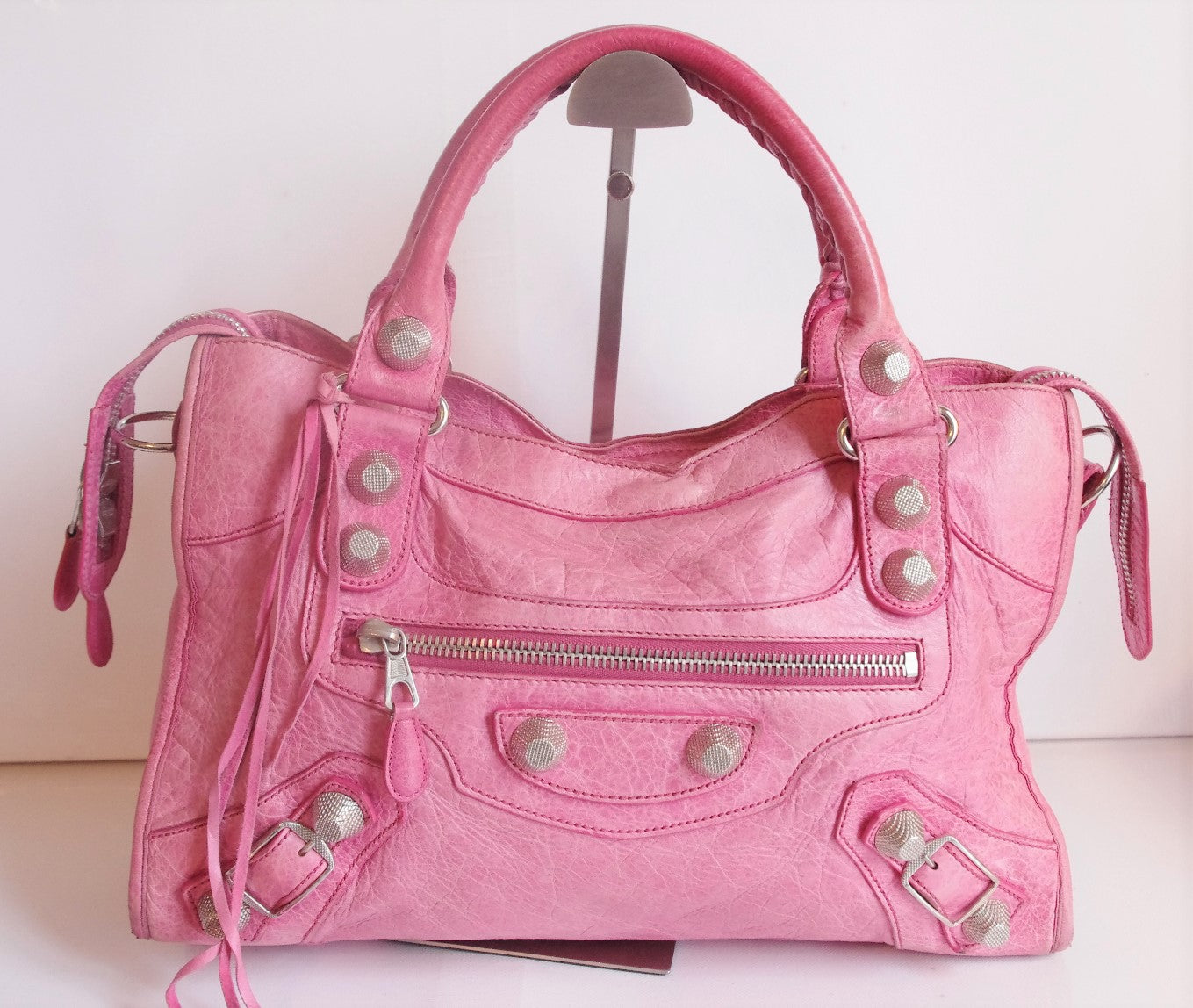 Sac balenciaga best sale city rose