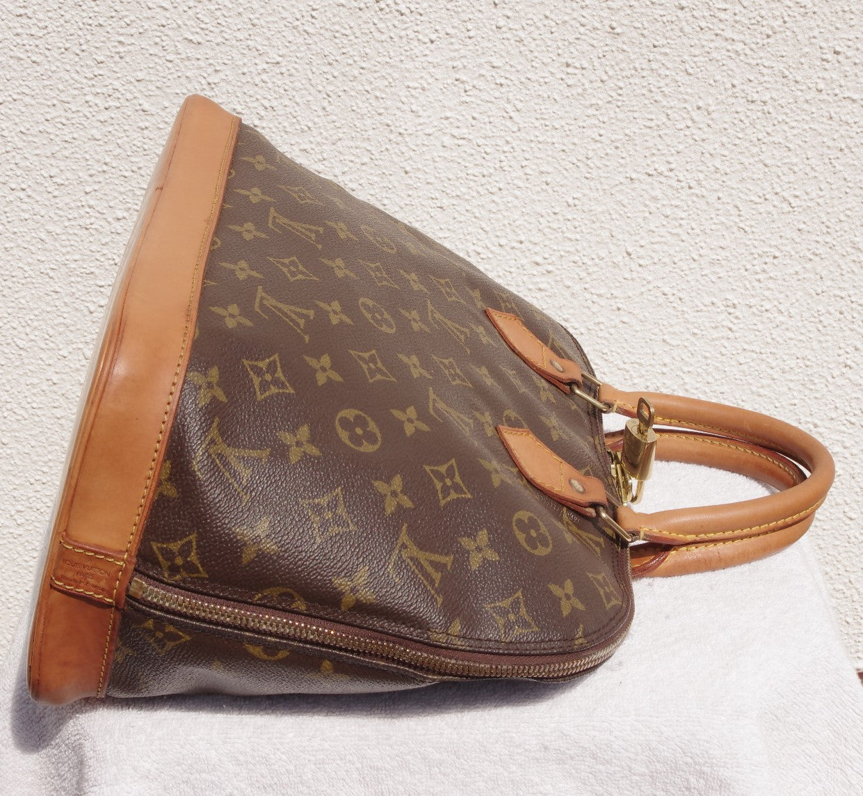 sac a main louis vuitton alma pm m51130 toile